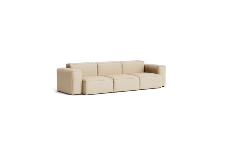 HAY Mags Soft Low Armrest soffa 3-sits kombination 1, Hallingdal 220