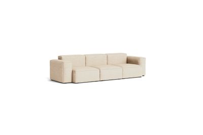 HAY Mags Soft Low Armrest soffa 3-sits kombination 1, Bolgheri LGG60