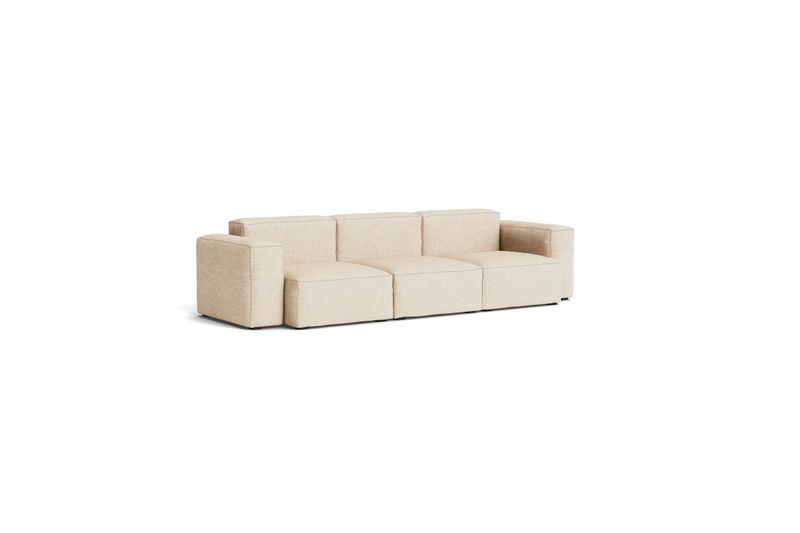 HAY Mags Soft Low Armrest soffa 3-sits kombination 1, Bolgheri LGG60