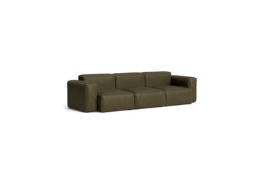 HAY Mags Soft Low Armrest soffa 3-sits kombination 1, Sense Forest