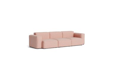 HAY Mags Soft Low Armrest soffa 3-sits kombination 1, Tartaglia Red white 861