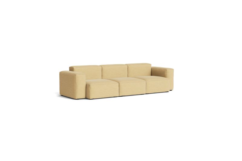 HAY Mags Soft Low Armrest soffa 3-sits kombination 1, Yuma 833