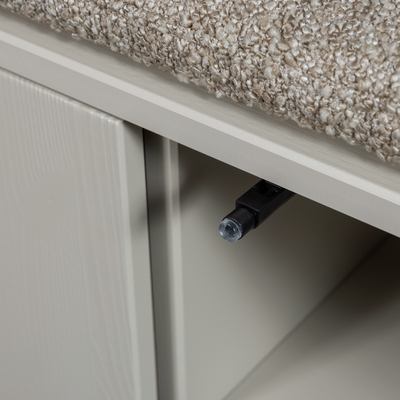 vtwonen SETTLE DOWN TV-bänk/Bänk 108 cm Dust med sittdyna [FSC]