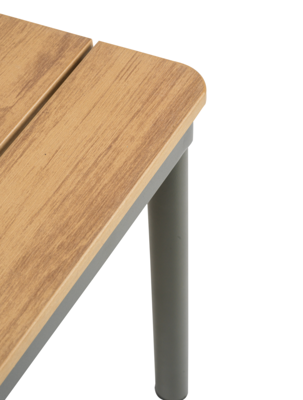 Brafab Reno Soffbord 70x110 cm Nordic Green/Natural Wood