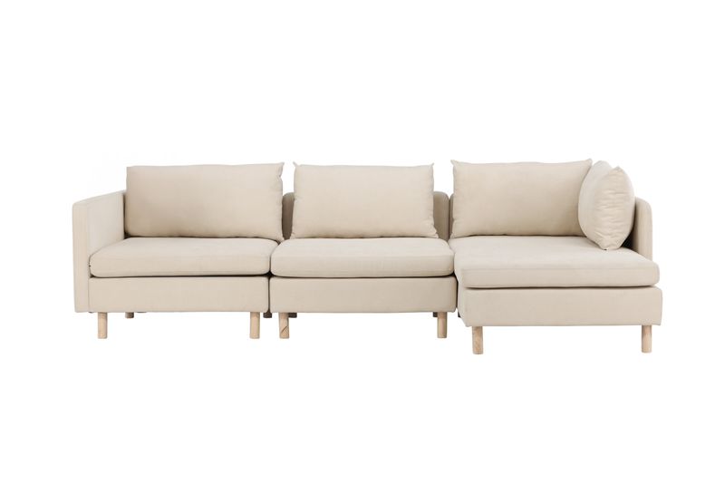 Venture Home Zero 3-Sits Soffa i Beige