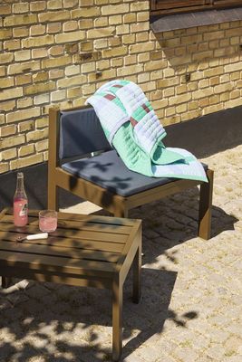 Hübsch Haus Loungestol Brun/Blå