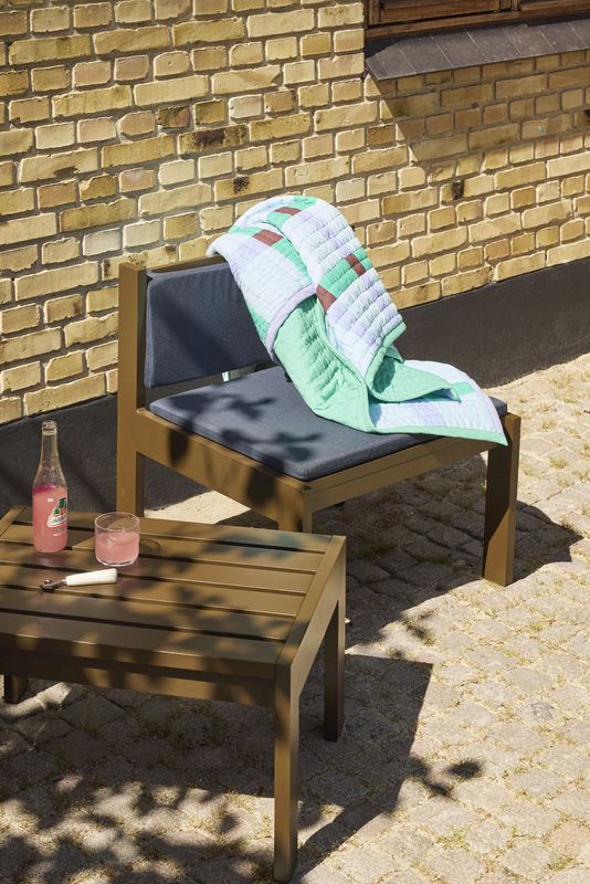 Hübsch Haus Loungestol Brun/Blå