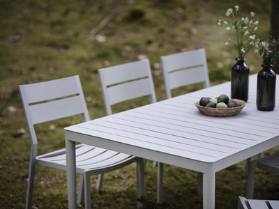 Brafab Bigby Matbord 195x90 cm Ljusgrå