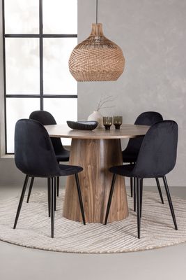 Venture Home Matgrupp Lanzo med stolar Polar