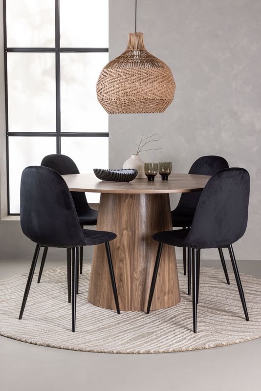 Venture Home Matgrupp Lanzo med stolar Polar