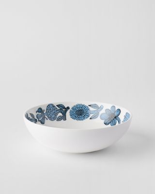 Gustavsbergs Porslinsfabrik Blå Aster skål 17 cm rund