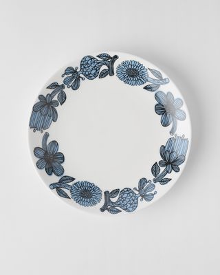 Gustavsbergs Porslinsfabrik Blå Aster tallrik 22 cm utan bräm