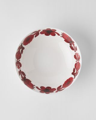 Gustavsbergs Porslinsfabrik Röd Aster skål 17 cm rund