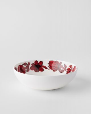 Gustavsbergs Porslinsfabrik Röd Aster skål 17 cm rund