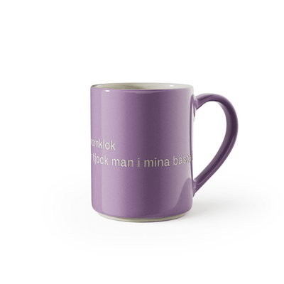 Design House Stockholm Astrid  Lindgren lila mugg Nr. 8