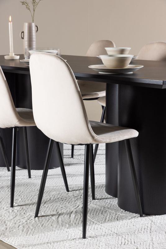 Venture Home Olivia Matbord med Polar Matstol