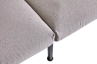 Brafab Delux Soffa Teddy Beige/Svart