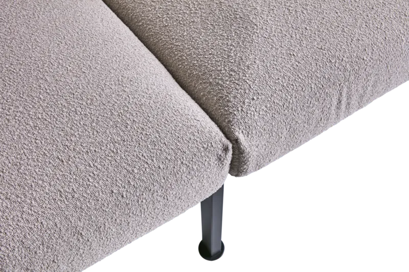 Brafab Delux Soffa Teddy Beige/Svart