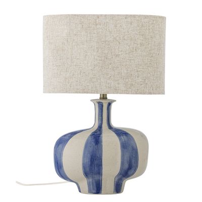 Bloomingville Alida Bordslampa, Flerfärgad, Stengods, L33xH46xW19 cm