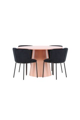 Venture Home Matbord Lanzo med Edina Stol