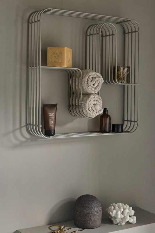 AYTM Curva Hylla Taupe 45.5x45.5 cm