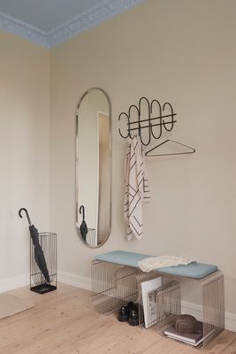 AYTM Curva Bänk Silver 100x43.2 cm