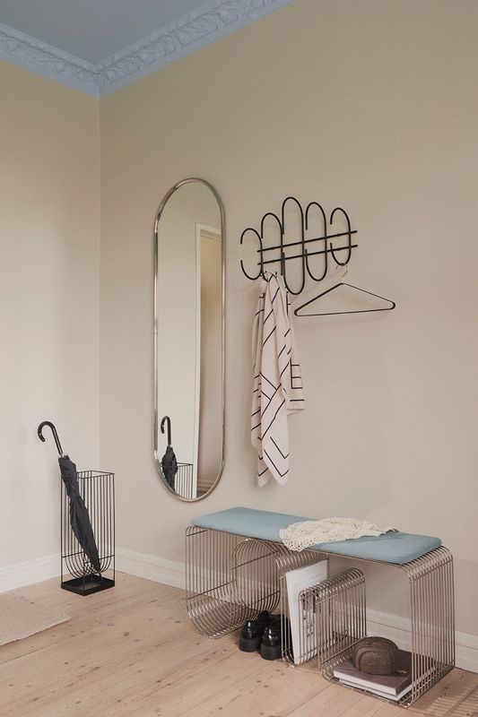 AYTM Curva Bänk Silver 100x43.2 cm