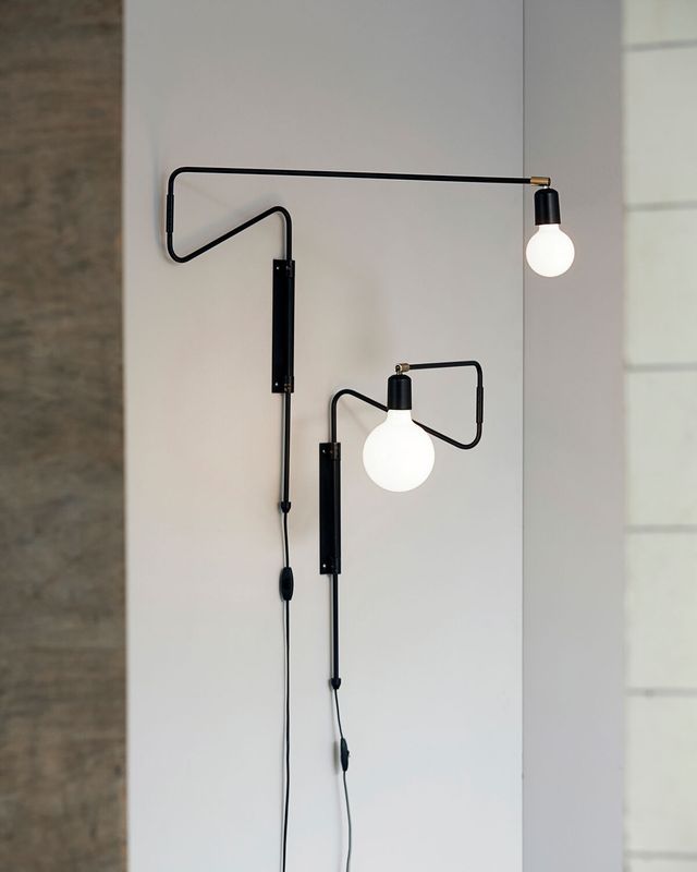 House Doctor Swing Vägglampa Svart