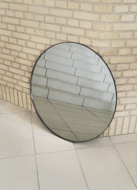 AYTM Circum Spegel Klar, Svart Ø90 cm