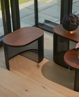 AYTM Pausillus Bord Walnut, Svart 55x36.5 cm