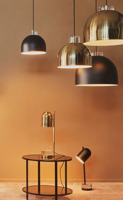 AYTM Luceo Bordslampa Svart, Klar Ø12 cm