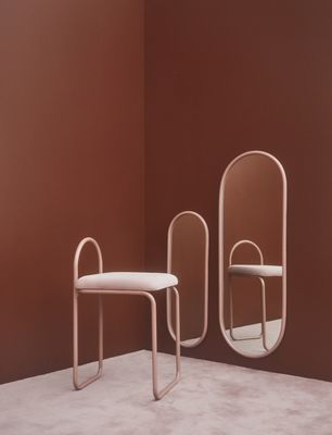 AYTM Angui Spegel Rosa 29x78 cm