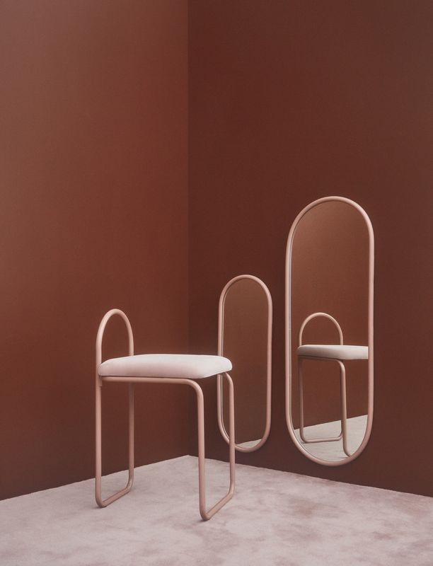 AYTM Angui Spegel Rosa 39x108 cm