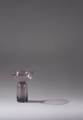 AYTM Torus Vas Svart, Rosa Ø15 cm