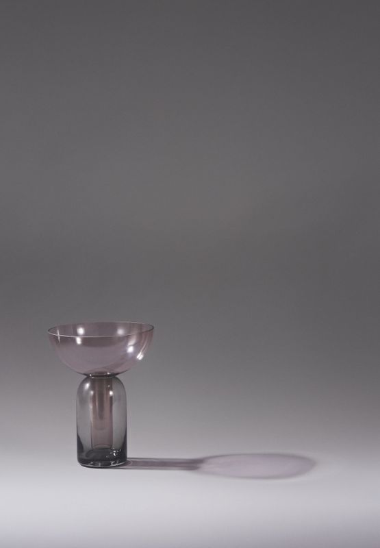 AYTM Torus Vas Svart, Rosa Ø15 cm