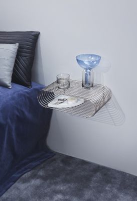 AYTM Curva Hylla Silver 40.4x12 cm
