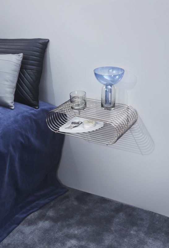 AYTM Curva Hylla Silver 40.4x12 cm