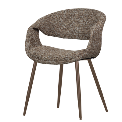 WOOOD Yossi Matstol i Brun med Kopparben, 2 st