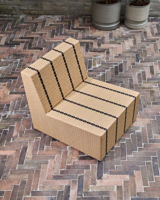 House Doctor Jass Fåtölj Natur/Svart