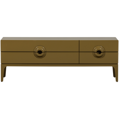 WOOOD MERGE TV-bänk i Eucalyptus-trä, honung