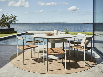 Brafab Peace Matbord Ø150 cm Ljusgrå