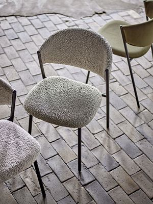 Bloomingville Marlo Matstol, Grå, Polyester, L49xH79xW54 cm