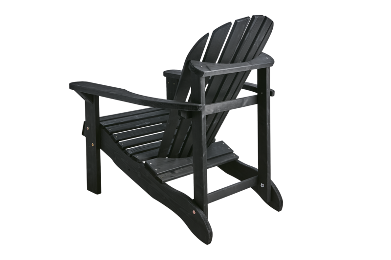 Brafab SKULE Adirondack-stol Svart