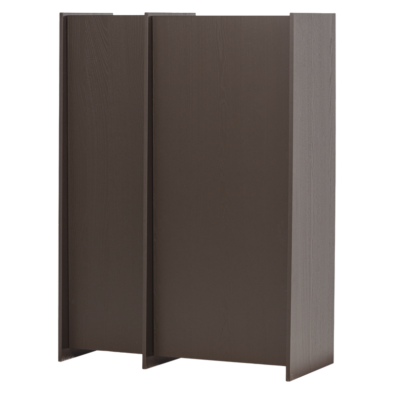 WOOOD BROCK 2-Dörrars Skåp i Askfanér