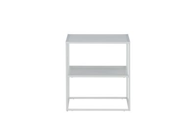 Venture Home Netz Sidobord i Vit Stål