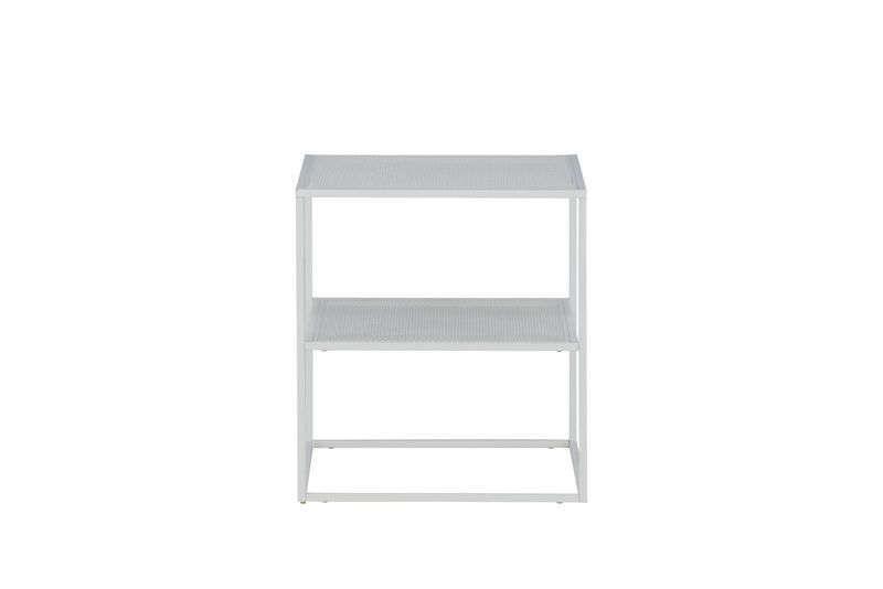 Venture Home Netz Sidobord i Vit Stål