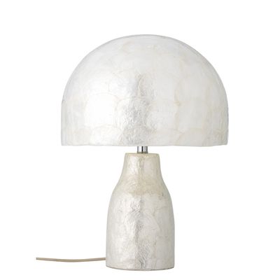 Bloomingville Adria Bordslampa, Natur, Pärlemor, Ø30xH43 cm