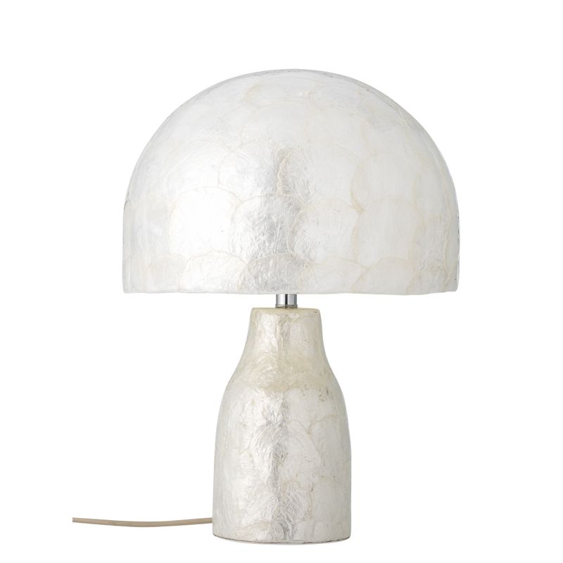 Bloomingville Adria Bordslampa, Natur, Pärlemor, Ø30xH43 cm
