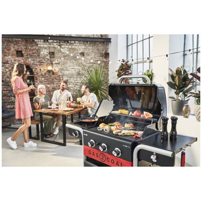 Char-Broil Hybridgrill Gas2Coal 2.0 3+1 Brännare  140925