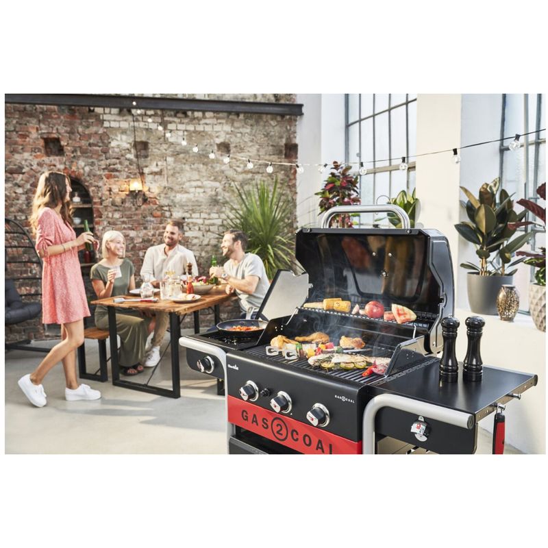 Char-Broil Hybridgrill Gas2Coal 2.0 3+1 Brännare  140925